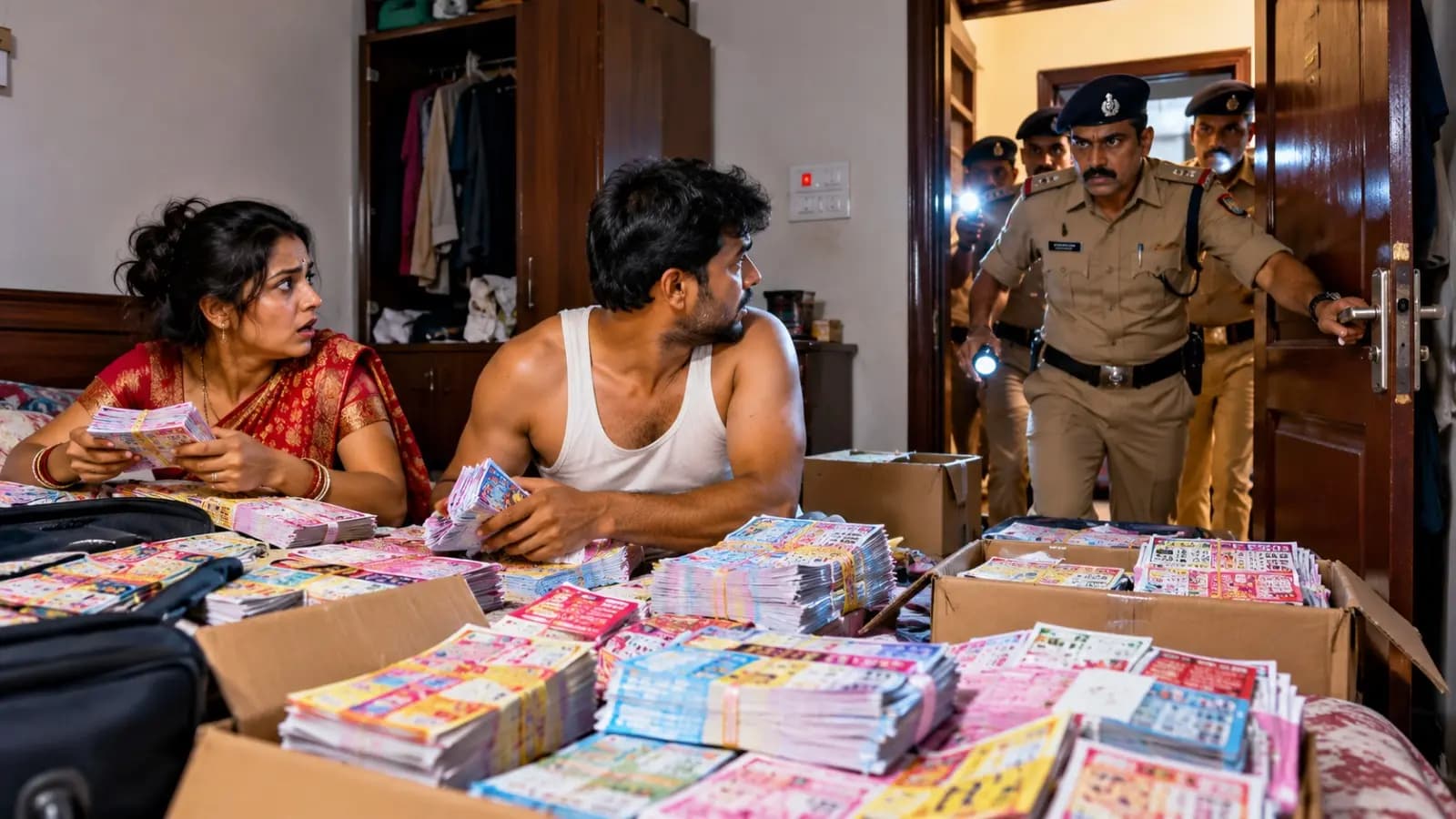 Huge Amount Of Fake Lottery Found in North Dinajpur, One Arrested