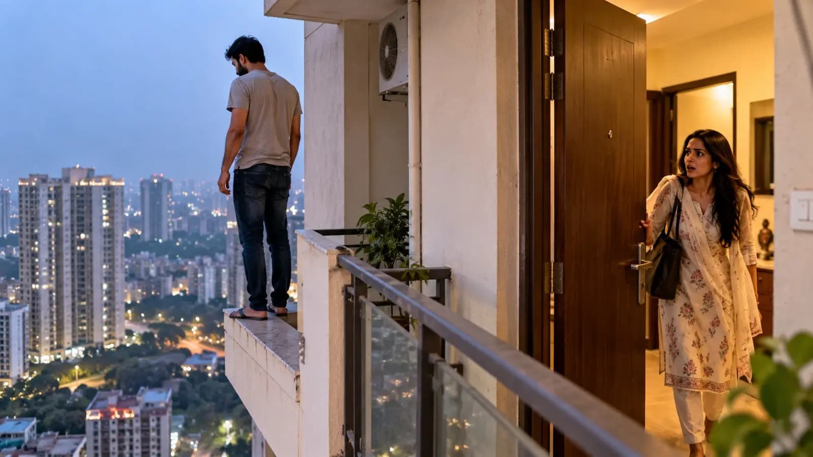 Husband Falls To Death After Trying To Escape From Balcony To Avoid Fight With Wife In Uttar Pradesh