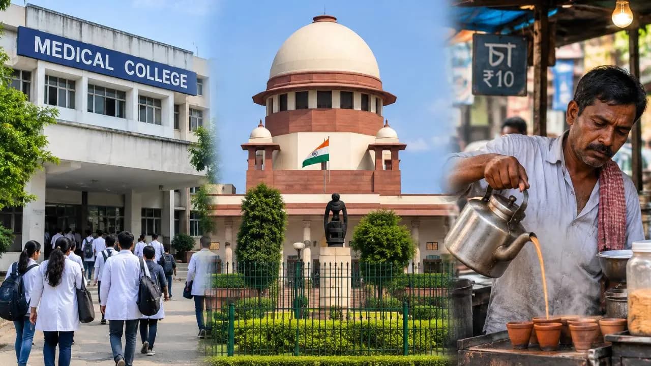 An illiterate tea-seller as chairman of a medical college Supreme Court reprimands UGC