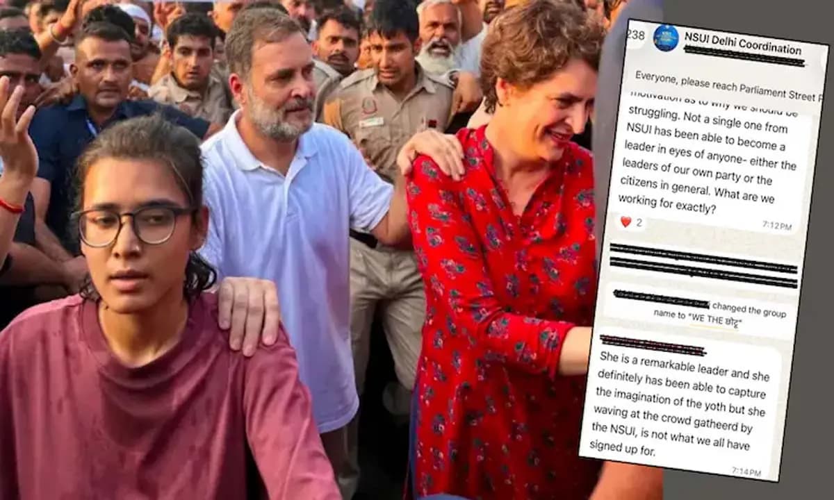 Dissatisfaction within the Congress: Resentment is growing within the Congress as Rahul gives prominence to leftist Neha Bora