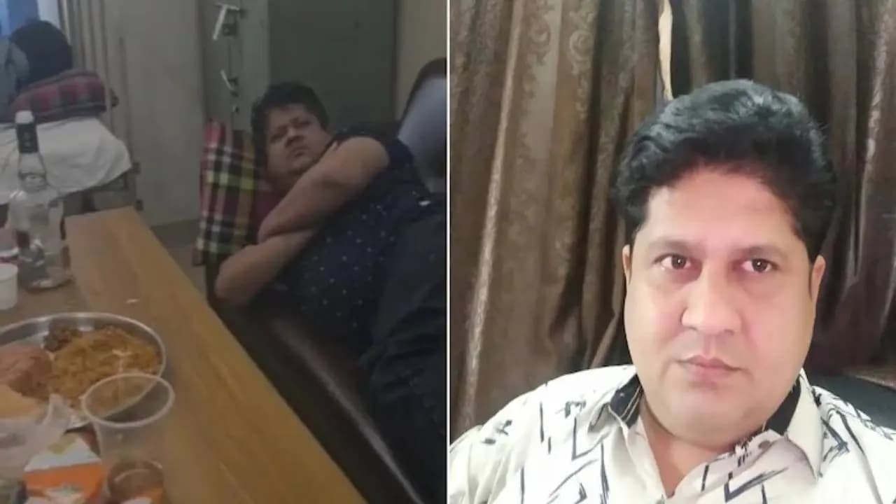 Shocking: A doctor in a Maharashtra government hospital was found drinking alcohol and was completely intoxicated right inside the post mortem room 