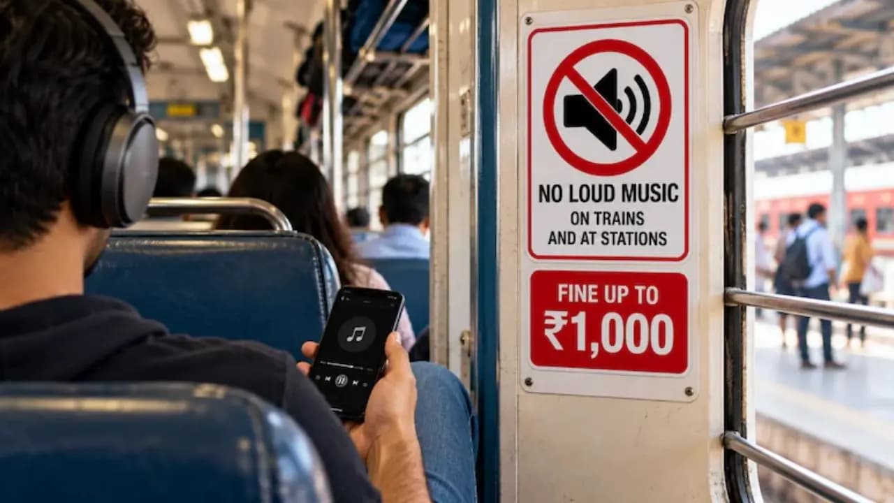 Railway Phone New Rules: Loud Phone Calls Music On Trains May Cost You a Fine and Land You In Jail