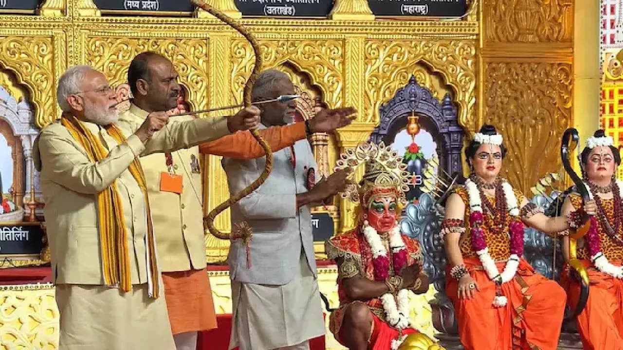 Time to Unite as a Nation PM Modi Invokes Lord Ram Ideals at Dussehra Celebrations
