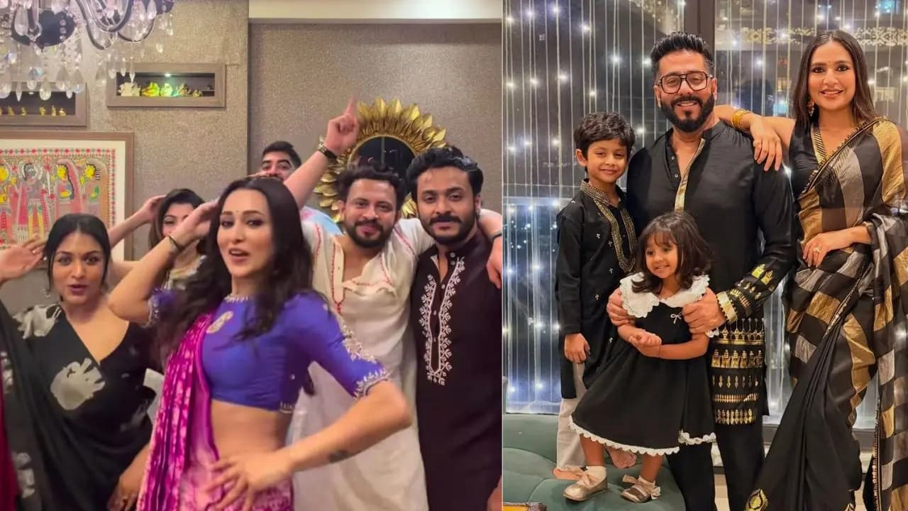 Mahanavami: Mimi Chakraborty Subhashree Ganguly abir Chatterjee and others celebrated Durga Puja in this way