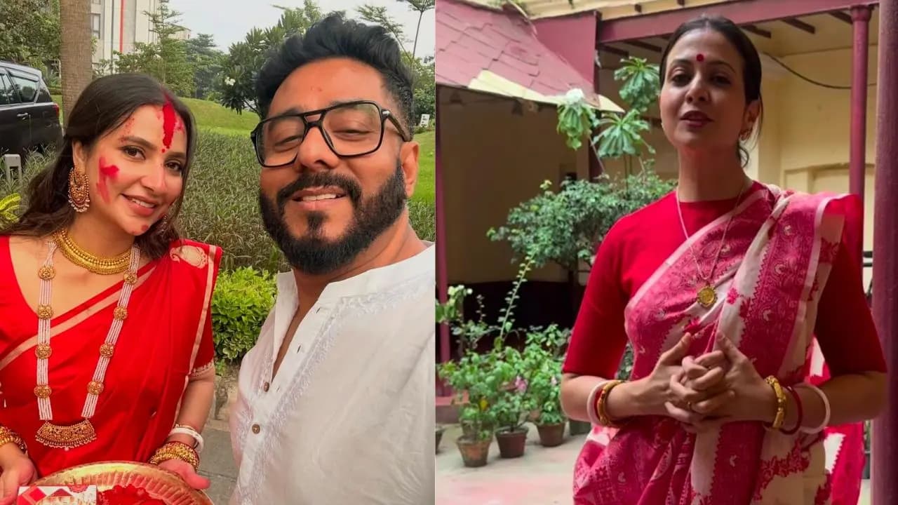 Vijaya Dashami: Koel Mallick sends wishes to her। fan jhilam gupta Alexander Taylor enjoys together
