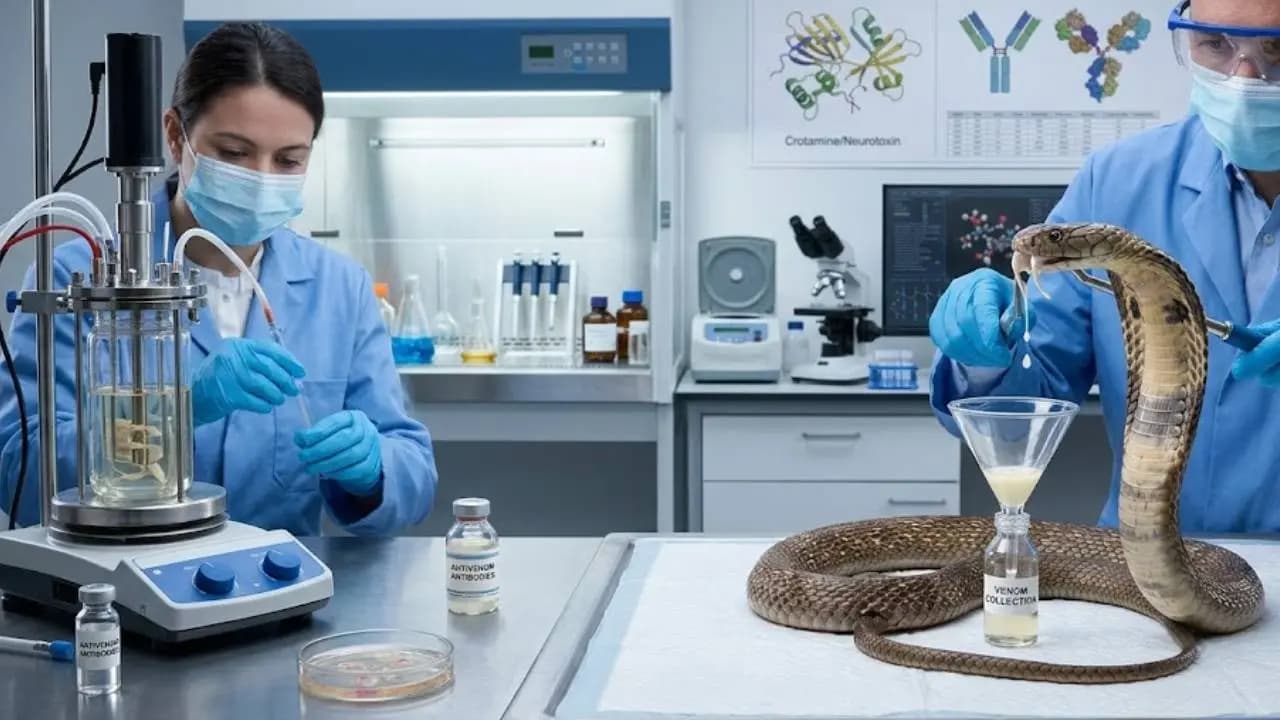 Snake Blood Proteins 10 Times More Potent Than Traditional Antivenom in Lab Study