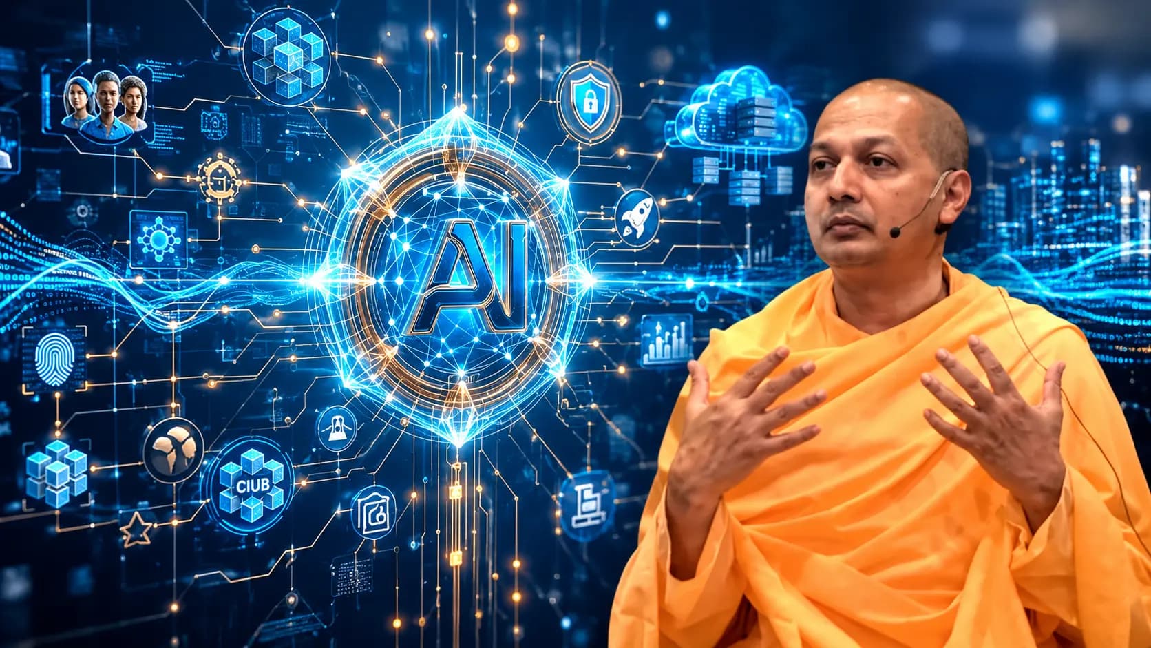 Hindu Monk On Artificial Intelligence: Is artificial intelligence the fourth major affront to humanity Swami Sarvapriyananda raises the question 