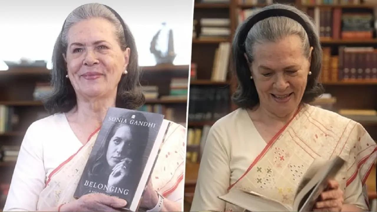 Sonia Gandhi makes Instagram debut big update: she shares first look of upcoming memoir Belonging: A Journey Of Love