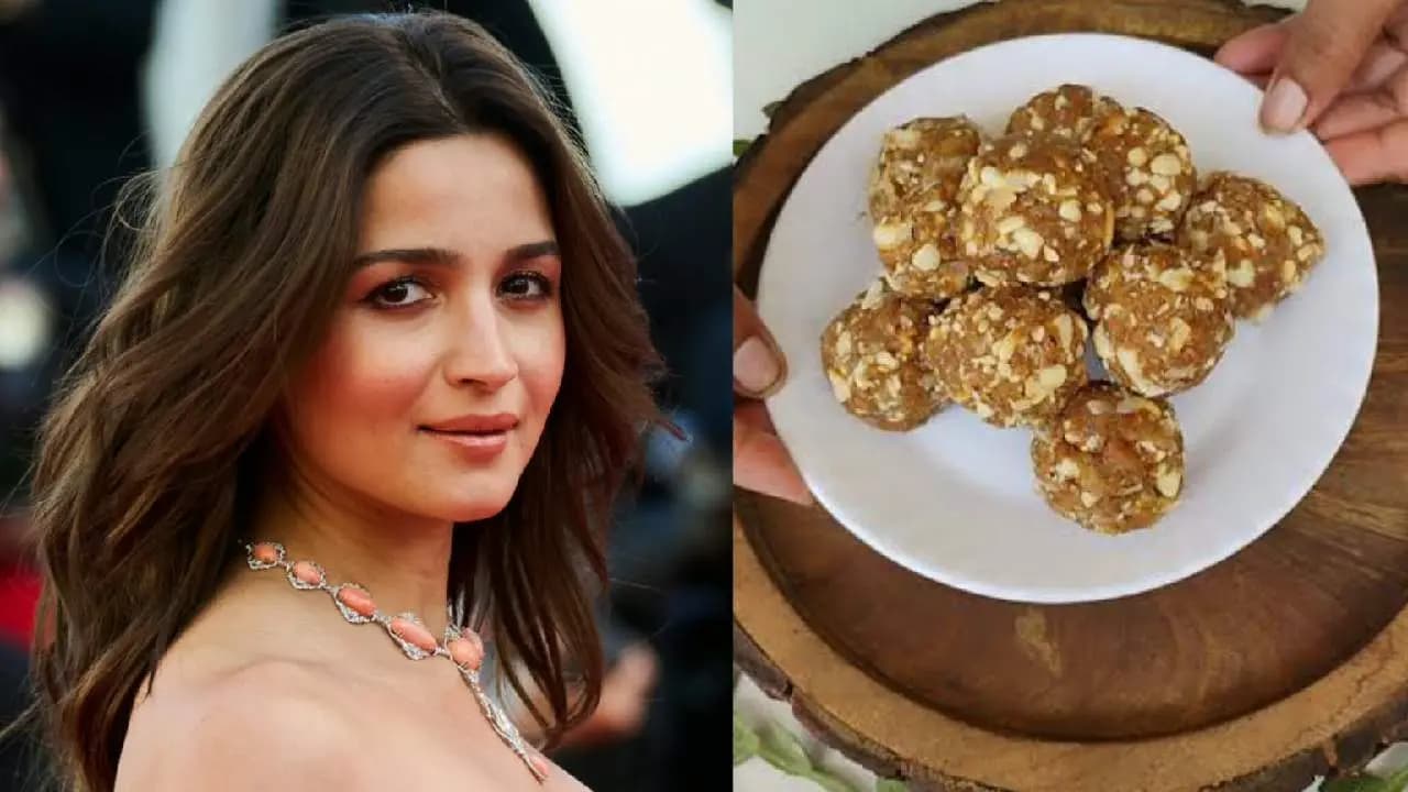 Alia Bhatt viral skin snack coconut laddo recipe 