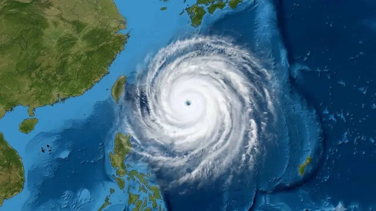 Typhoon Champi is hurtling forward in a destructive form