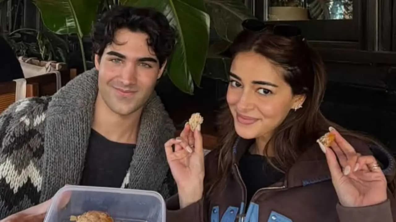 Bollywood actress Ananya Panday and Akshay Kumar son Aarav Bhatia enjoys vacation in London 