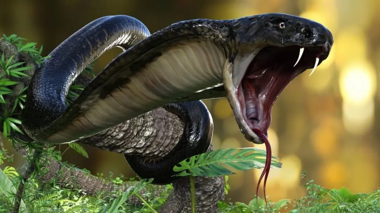 What will happen if a King Cobra bites another snake and itself does it die
