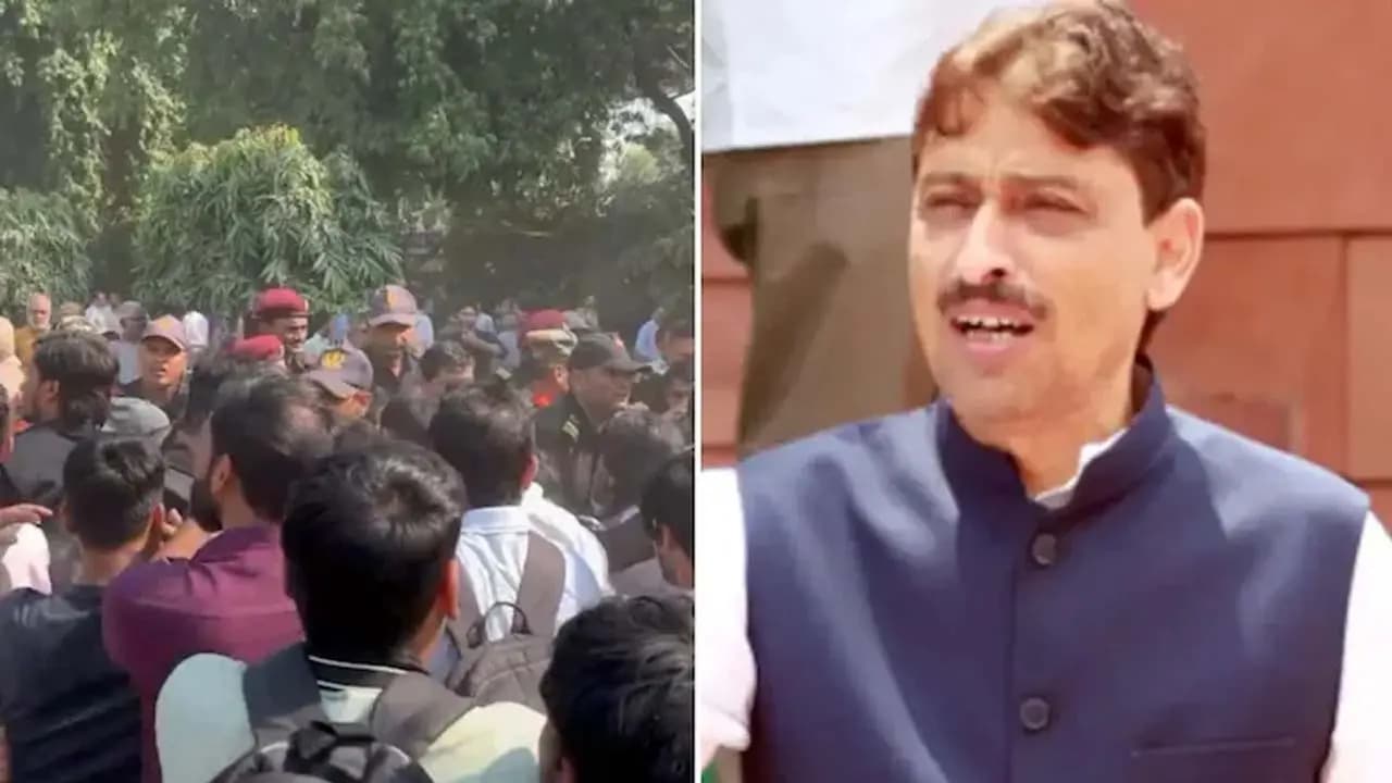 Jamia Millia Islamia University authorities have filed an FIR against Congress MPs 