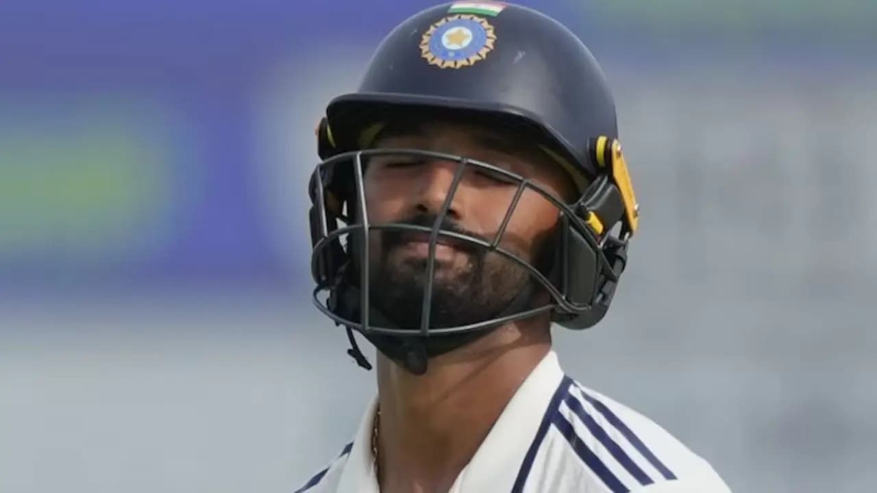 Devdutt Padikkal was left visibly unhappy after being given out for 199 against New Zealand A