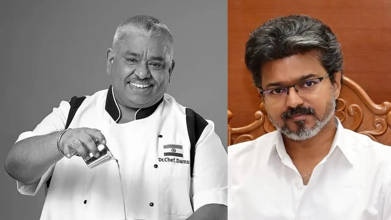 Padma Shri chef Damu, passes away Tamilnadu CM Vijay Chef Sanjeev Kapoor pays Tribute