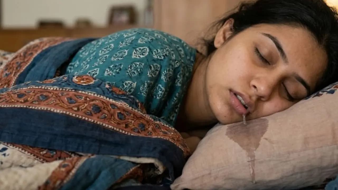 After waking up you found traces of saliva on pillow it may be the sign of this disease