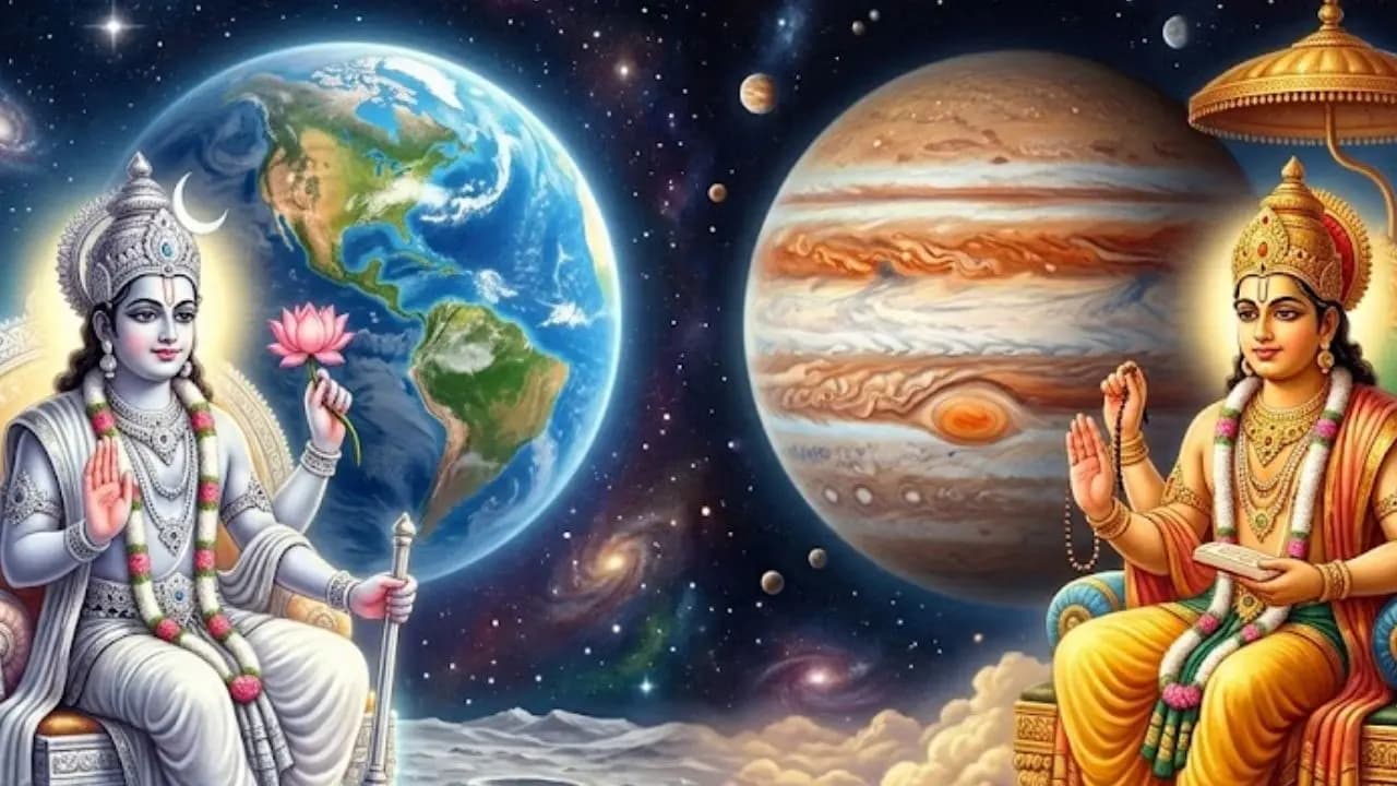 Gajakesari Rajyog: These 4 zodiac signs will be benefited from chandra brihaspati yuti from 2 november onwards 
