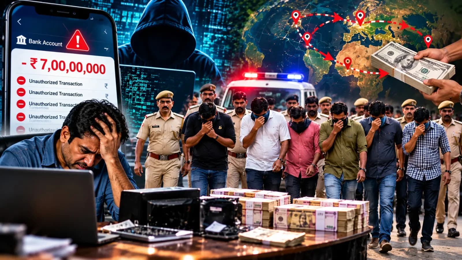 Delhi Police Special Cell Arrested Seven People After Rs Four Crore Cyber Fraud