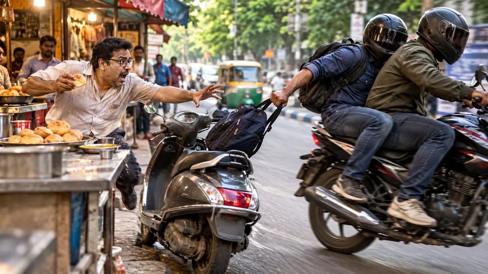 Viral News: Jaipur businessman chases thieves with kachori plate in hand after Rs 20 lakh theft
