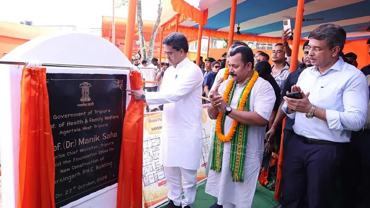​CM Manik Saha inaugurates new nursing college building in Agartala