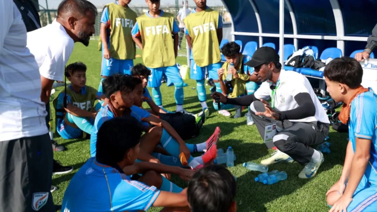 A day after beating Trinidad and Tobago  India suffer a setback against Afghanistan in U15 World Cup