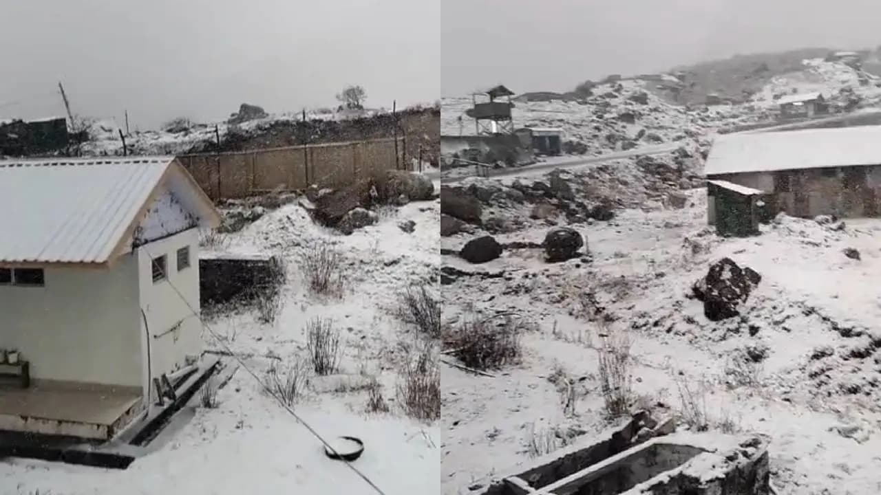 Fresh Snowfall In Sikkim Amid Heavy Rainfall, New Alert For Tourists
