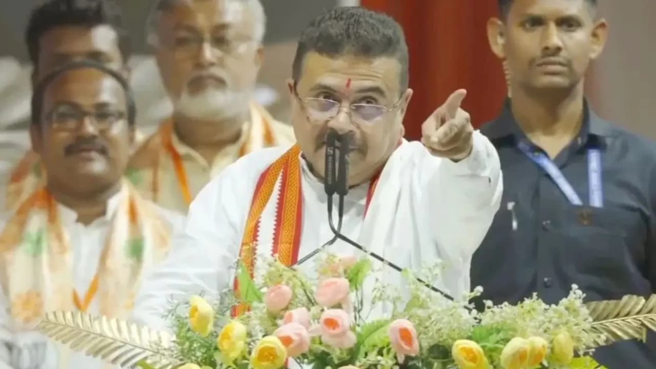 Suvendu Adhikaris explosive message from the stage in Baruipur targeting TMC CPM simultaneously