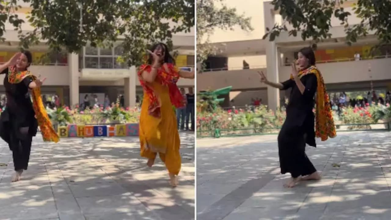 The entire nation is captivated by a Delhi University students Bhangra performance