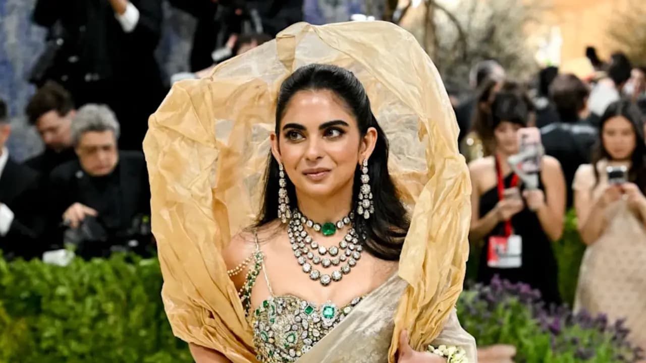 Isha Ambani Joins Nita Ambani In MET Association Mukesh Ambani's Daughter Co-Chair Of Friends Of The Costume Institute In New York