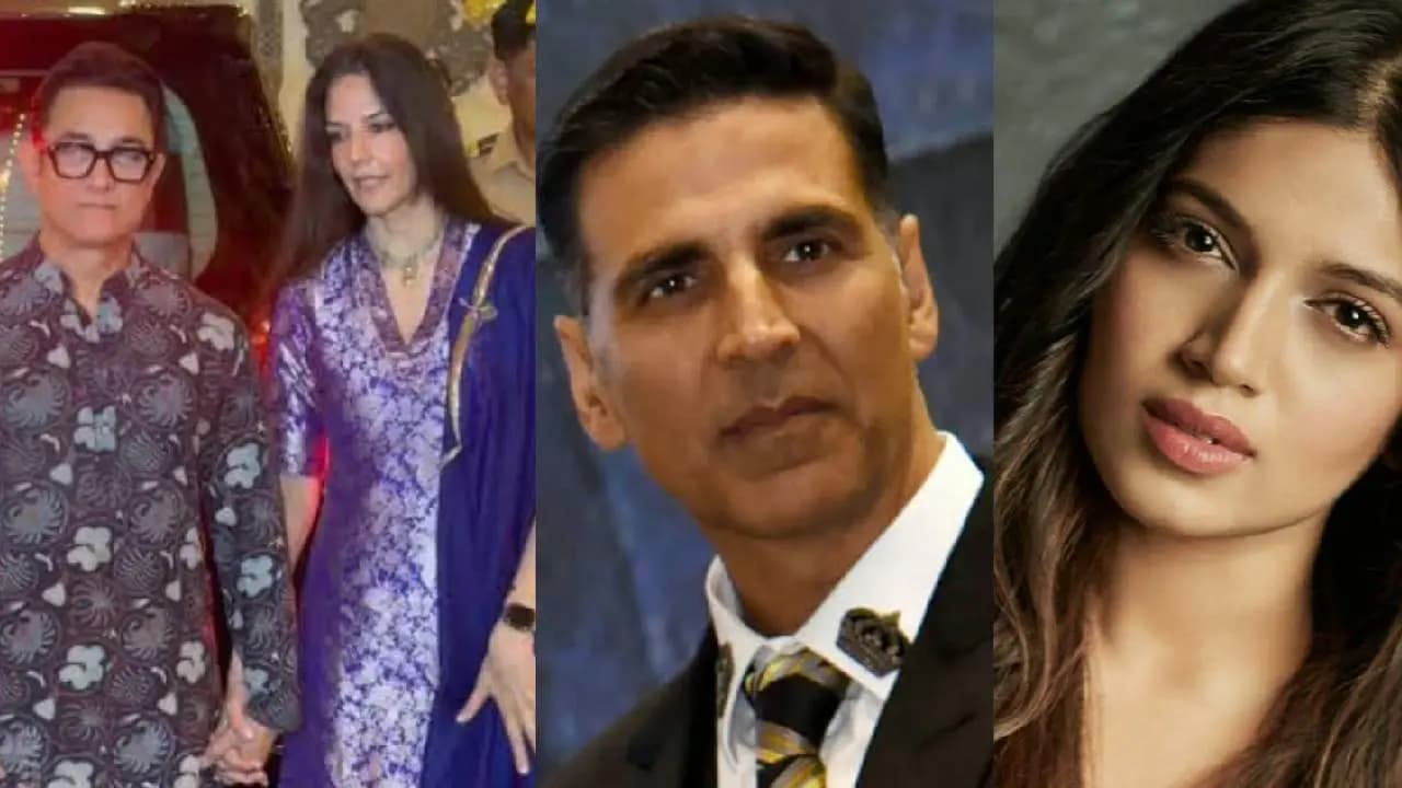 Aamir Khan and Gauri Spratt celebrate first karwa chauth after wedding Akshay Kumar Bhumi Pednekar reunite again