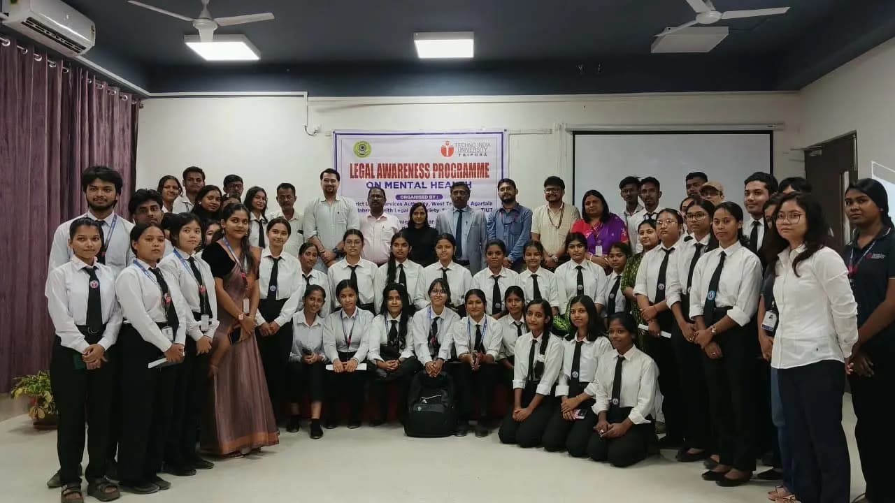 Techno India University initiates a discussion forum in Tripura on mental health awareness among students 