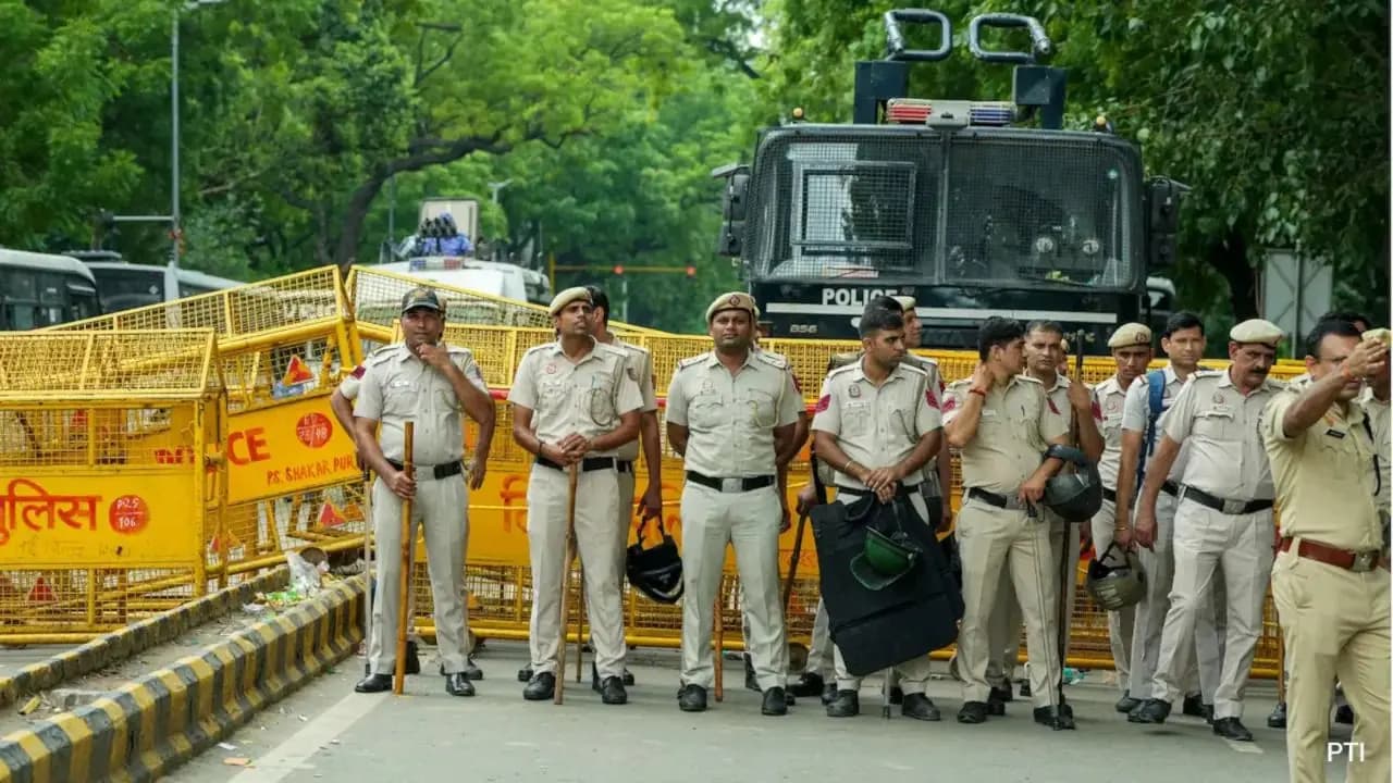 INDIA Bloc Ramlila Maidan Rally Security Measures: 4000 Police Personnel CAPF Companies On Guard