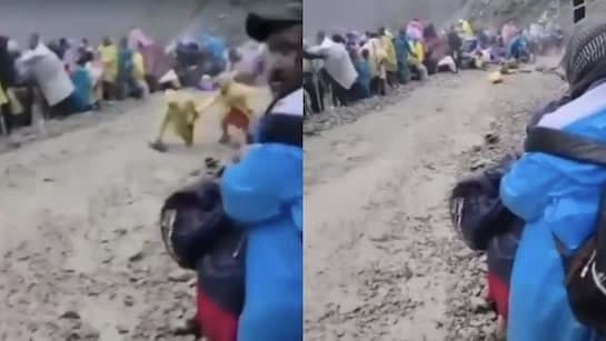 Amarnath Yatra Suspended After Pilgrim Dies Being Hit By Shooting Stone