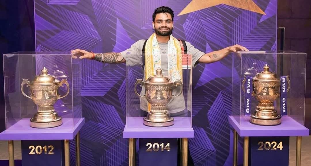 Rinku Singh arrives in kolkata - to join kkr practice today