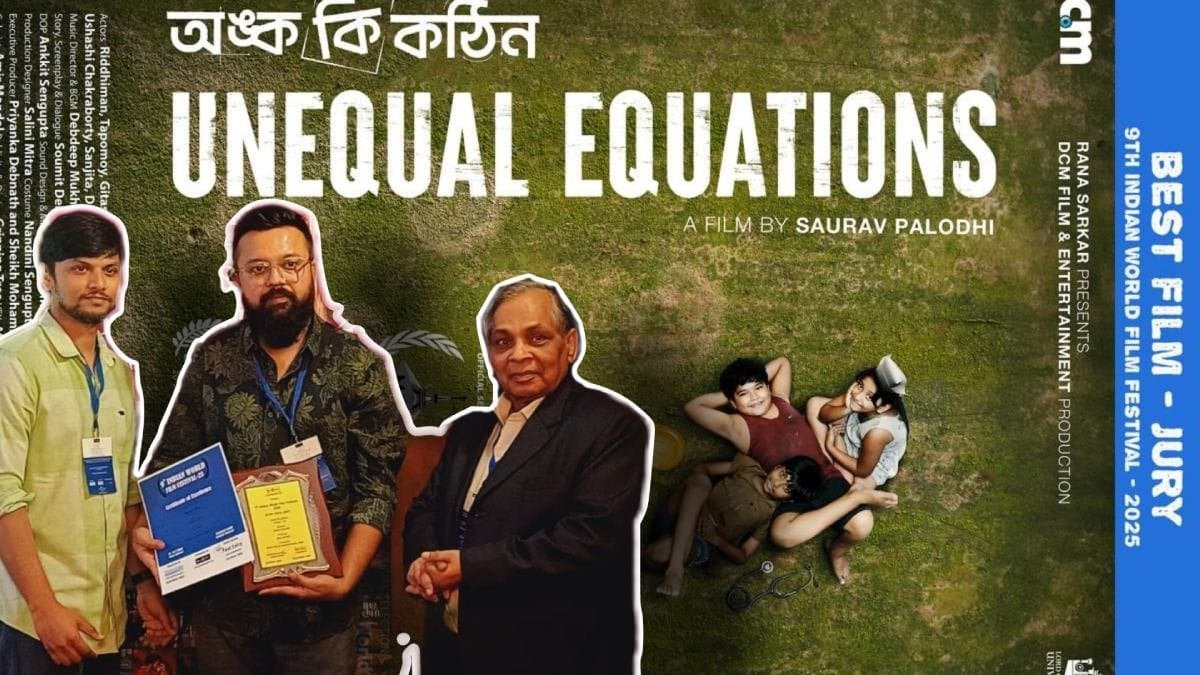 Saurav Palodhi directed film Onko Ki Kothin got Best Feature film Jury award in the Indian world film festival