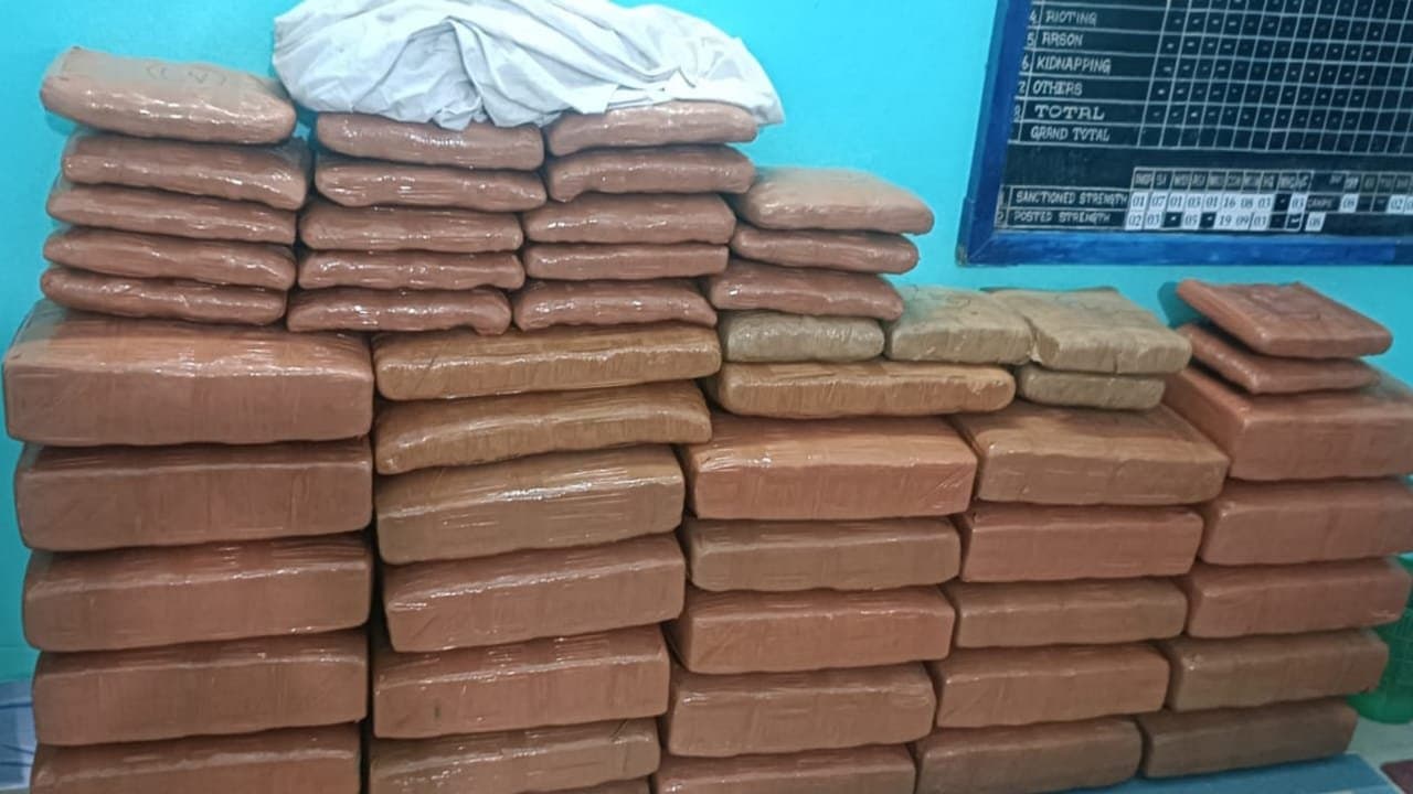 marijuana seized from ambulance