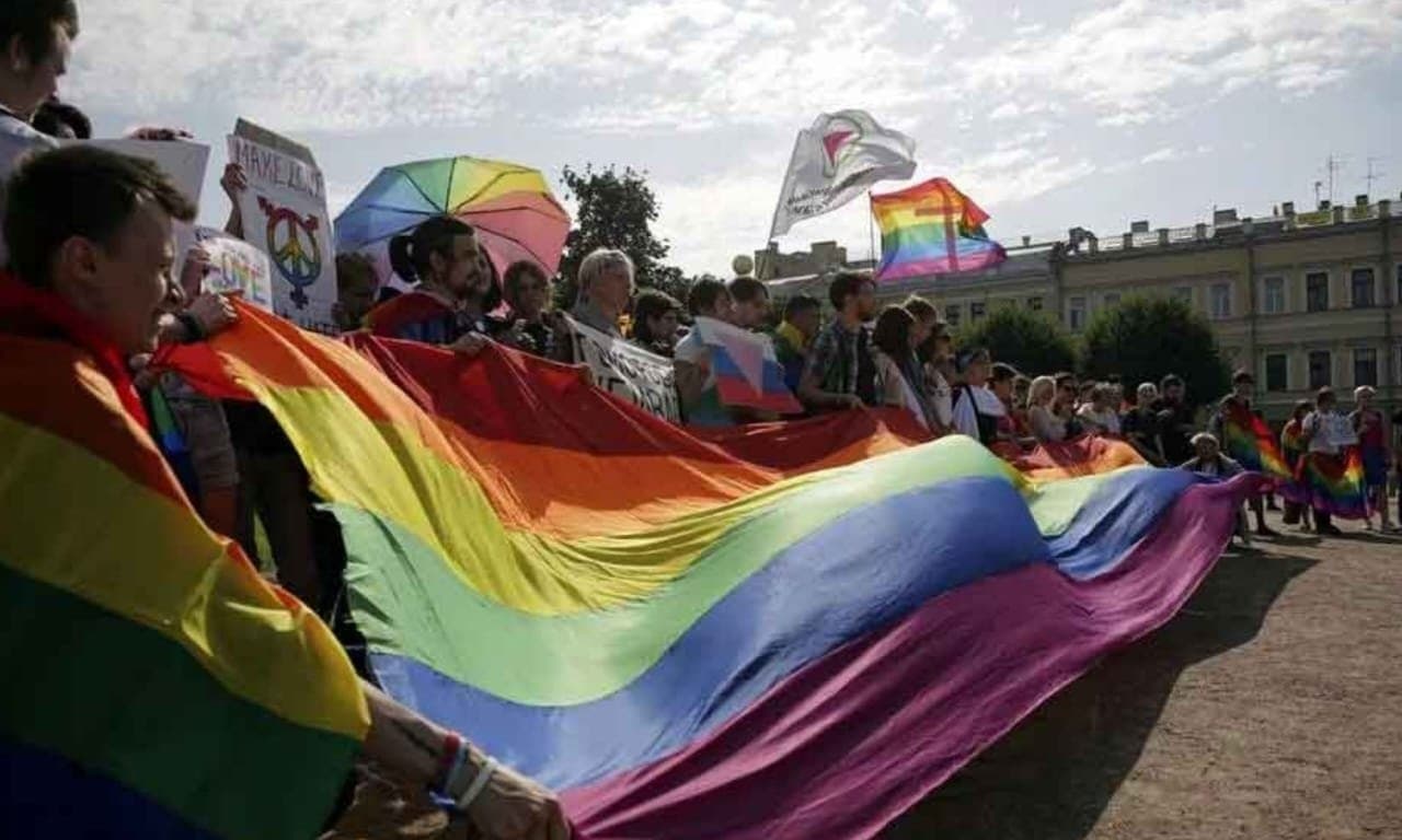 RUSSIA BAN LGBT PROTEST