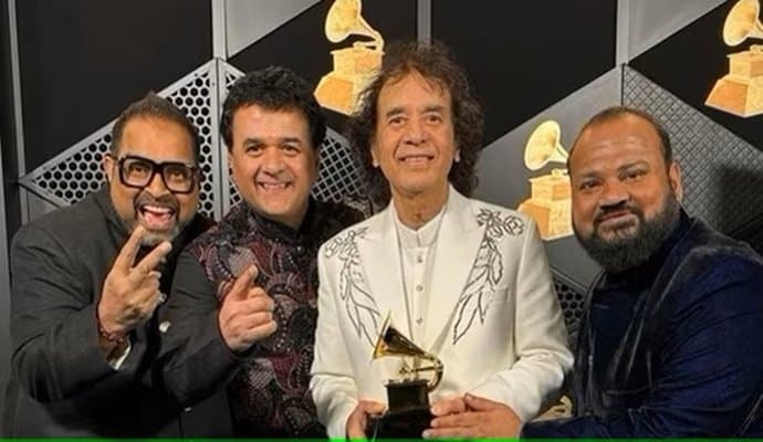Ustad Zakir Hussain, Shankar Mahadevan’s fusion band ‘Shakti’ wins Grammy