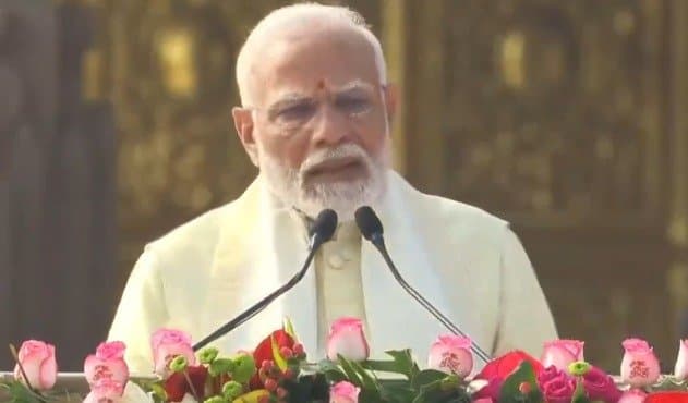 Prime Minister Narendra Modi at Ram Mandir