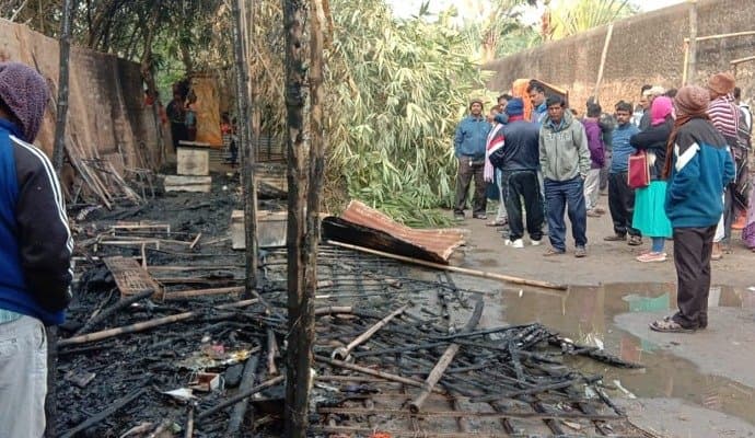 Fire at Bandel Church fair