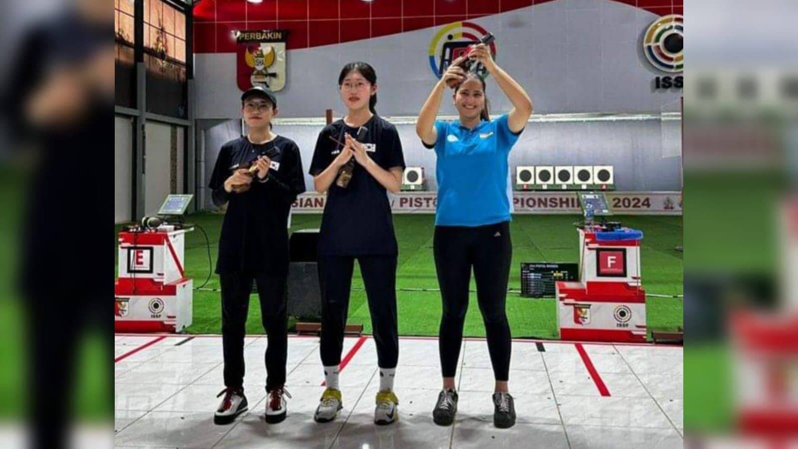 India's Rhythm Sangwan won bronze in Jakarta