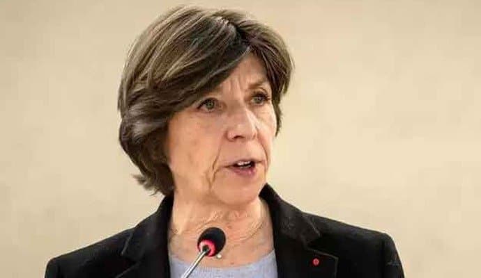 france foreign minister Threatens israel