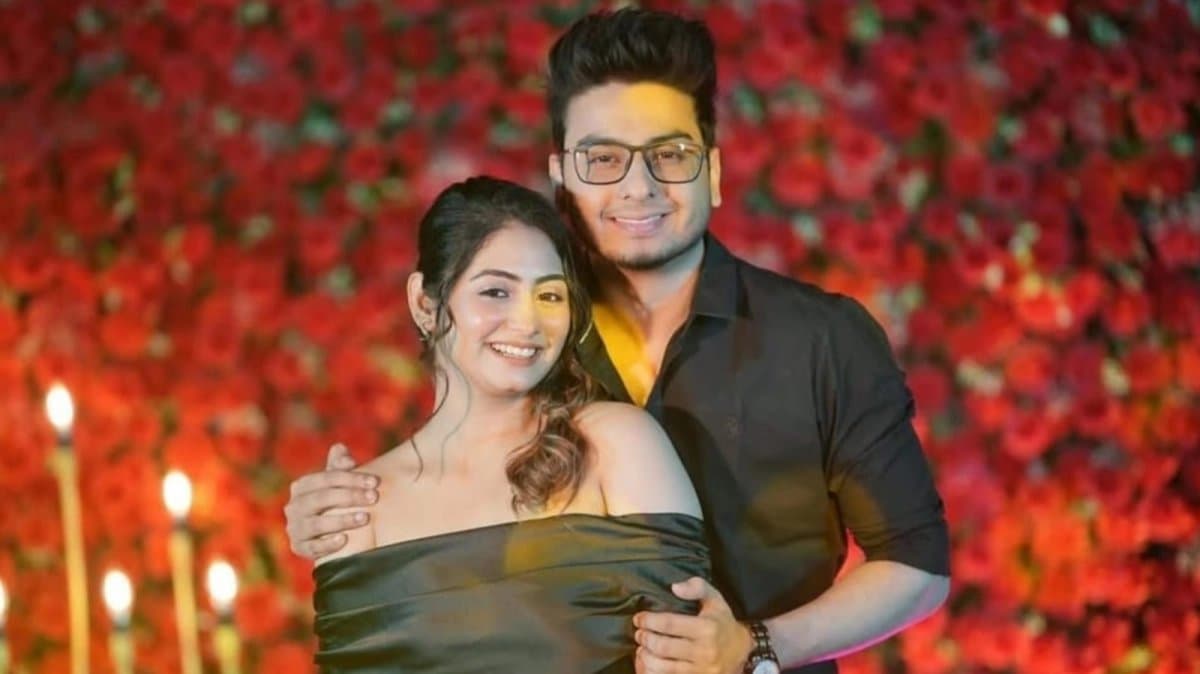 Tiyasha Lepcha shared a adorable picture with her pet dog on social media