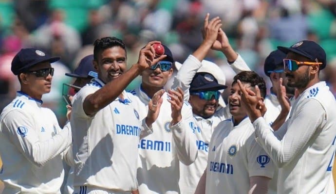 Ashwin takes five wickets, India win series by 4-1