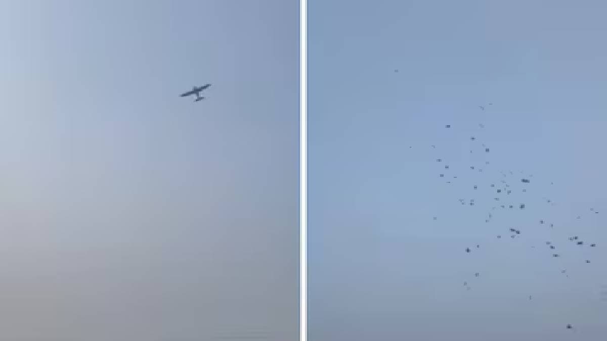 Plane Showers Millions Of Rupees Over Brides House In Pakistan Haydrabad