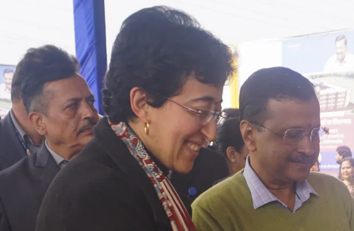 Atishi, Raghav Chadha Meet Arvind Kejriwal In Jail