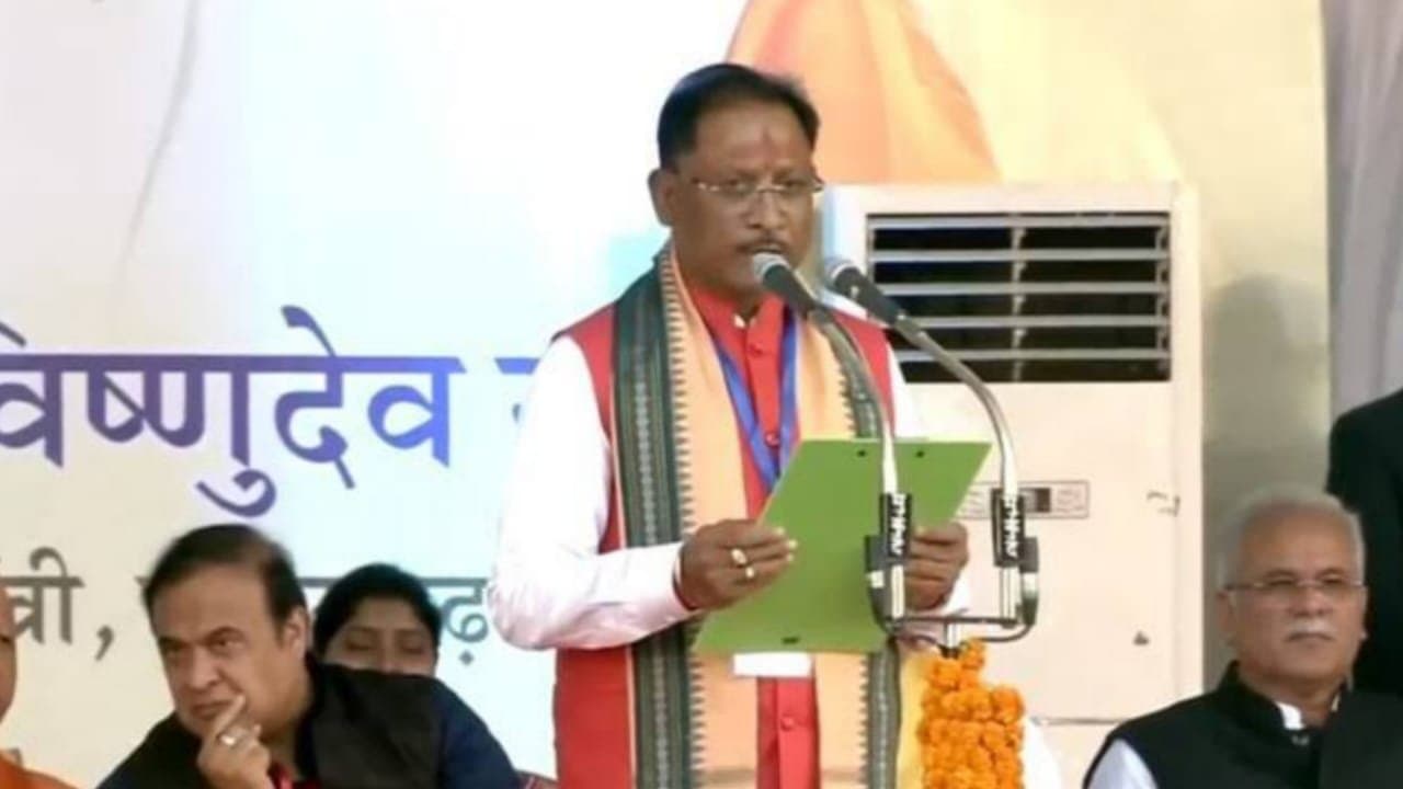 Vishnu Deo Sai Takes Oath As Chhattisgarh Chief Minister