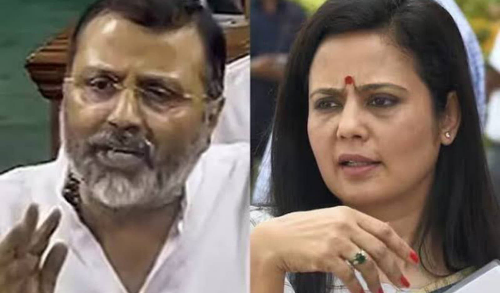 Nishikanta dube reacts on mahua Maitra