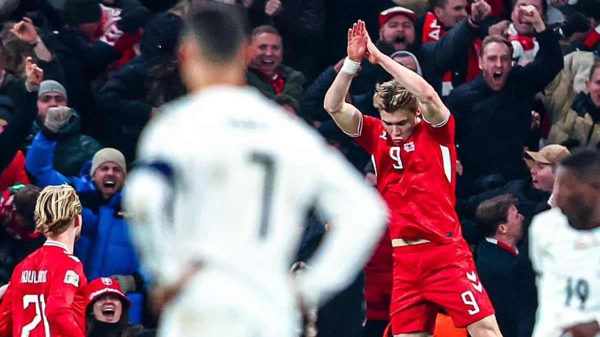 Rasmus Hojlund Copies Cristiano Ronaldo Iconic Celebration After Winner vs Portugal