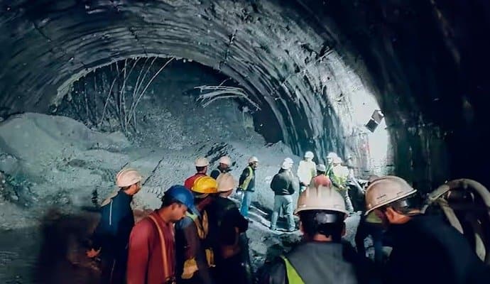 Uttarakhand tunnel collapse rescue mission